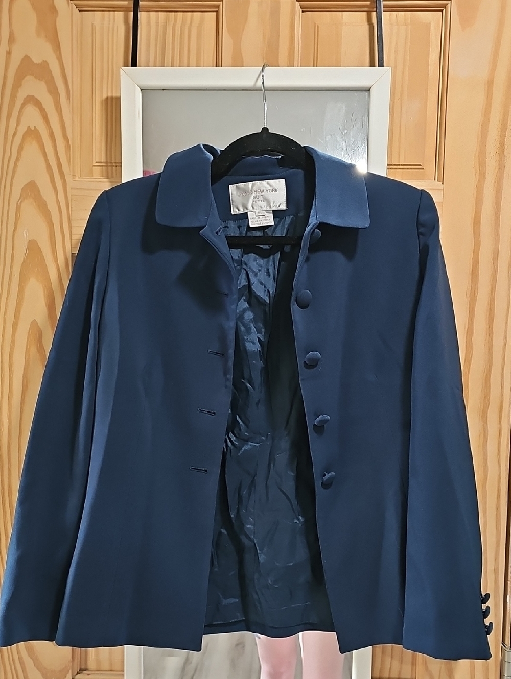 Jones New York Navy Petite Suit Jacket